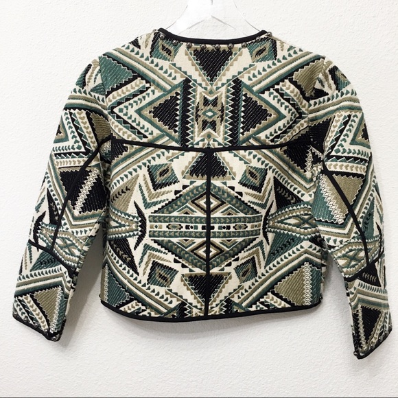 Topshop open front embroidered jacket - Picture 6 of 7